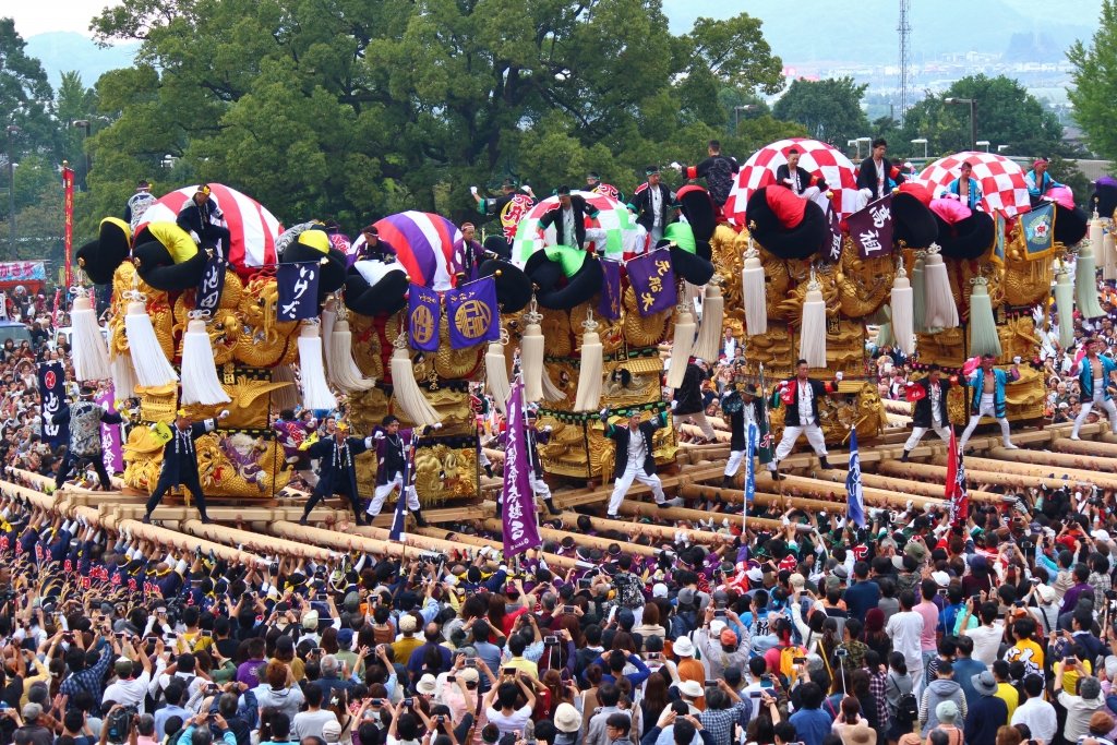 新居浜太鼓祭り 時代写真ネガ 愛媛県 新居浜市 人文・社会