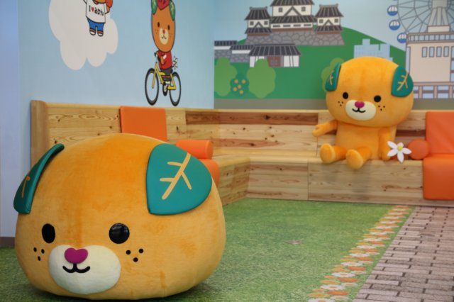 松山空港に新スポット/みきゃんをモチーフにした『MICAN Garden』