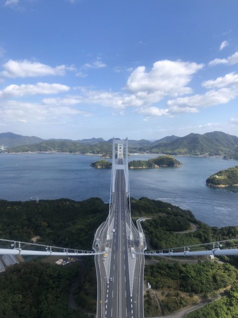 電動アシスト付き自転車で行く! 絶景来島海峡大橋塔頂体験!!
