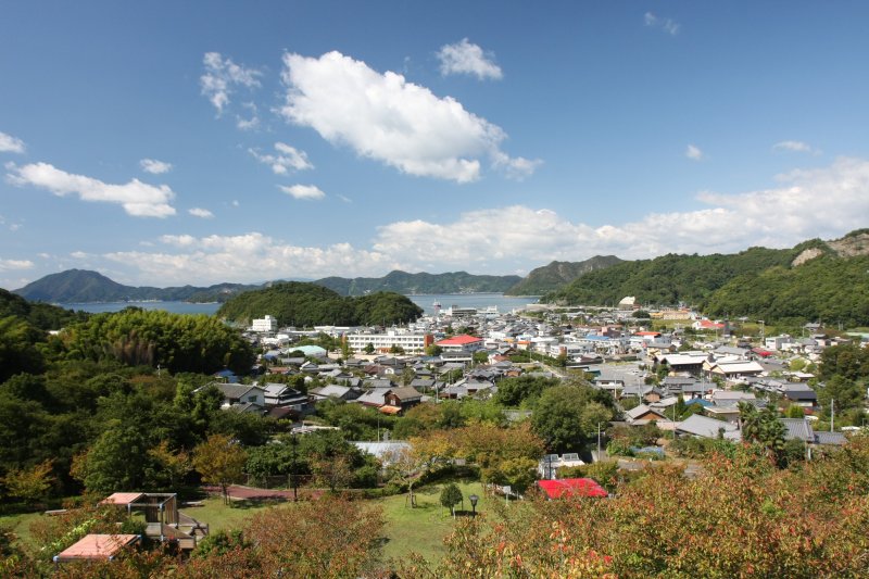 安神山の樹に見立てて造られたアスレチックを登ると、達成感と素晴らしい景色が味わえる。