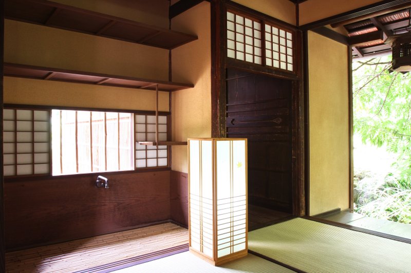 茶室内に水屋があるというのは非常に珍しい。
