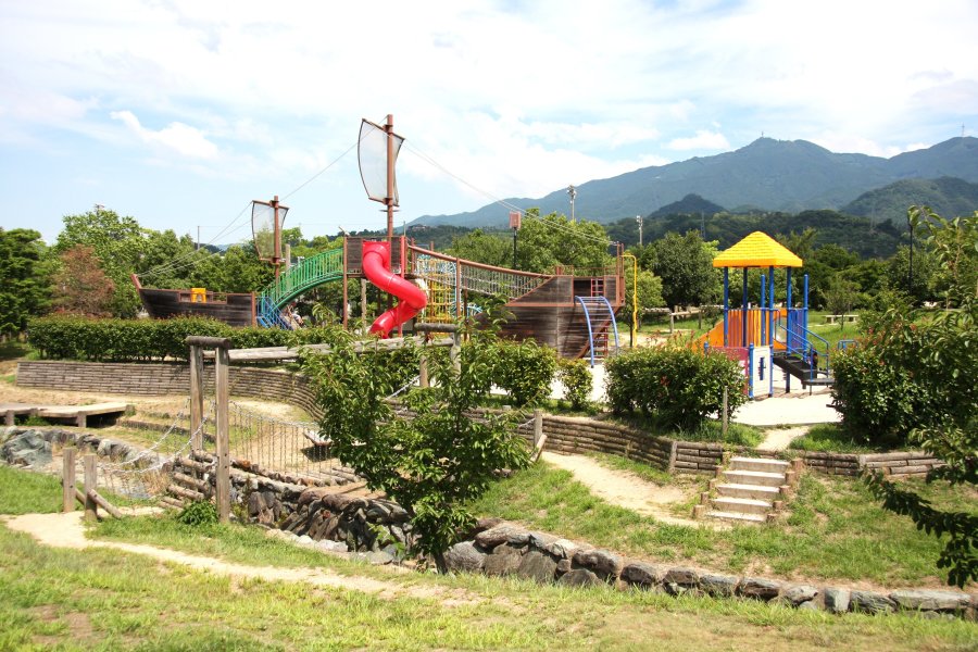 緑豊かな園内は日当たりも良く、自然を感じ、のびのびと満喫できる。 