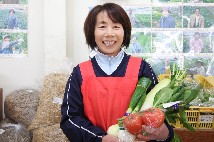出荷会員が自分たちも食べるという観点で育てた商品を安心して買い求めることができる。