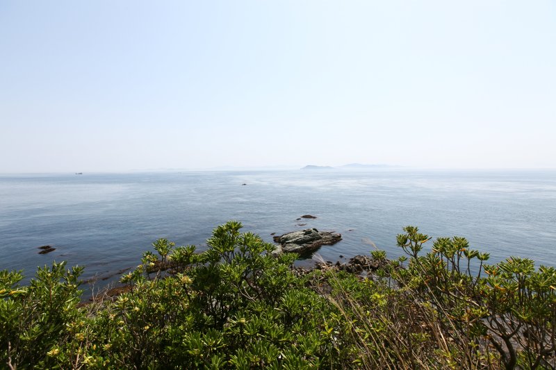 晴れた日なら豊予海峡を隔てて九州を遠望できる。