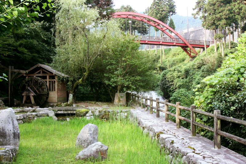 隣接している日本庭園では、昔ながらの趣のある自然の息吹が感じられる。
