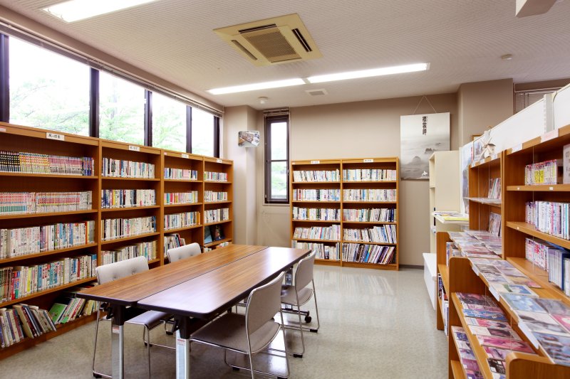風の博物館ということもあり、「風」と名のつく書籍やレコードなどをコレクション。