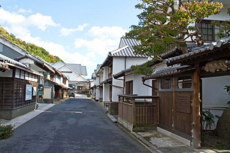 卯之町の町並み