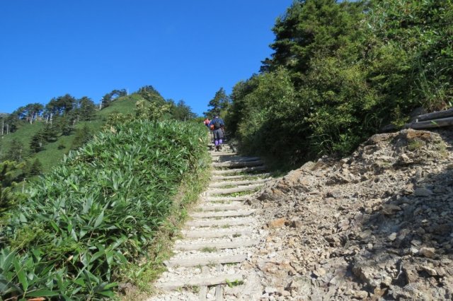 石鎚山（スカイライン終点・土小屋）