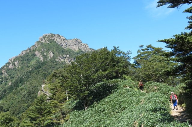 石鎚山（スカイライン終点・土小屋）