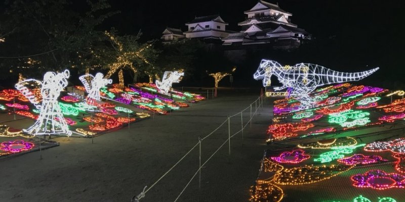 光のおもてなしin松山城2022