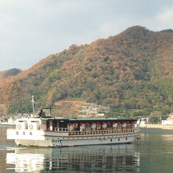 屋形船でゆったり三瓶湾ジオクルージング