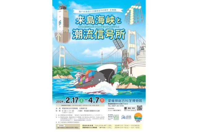 愛媛県総合科学博物館　企画展「来島海峡と潮流信号所」