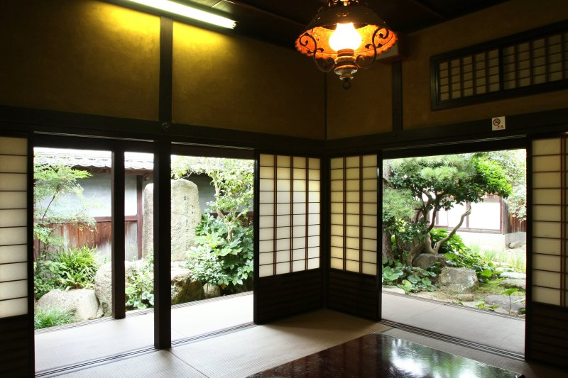 島本陣があった当時は藩主の部屋として使用されていた客間。