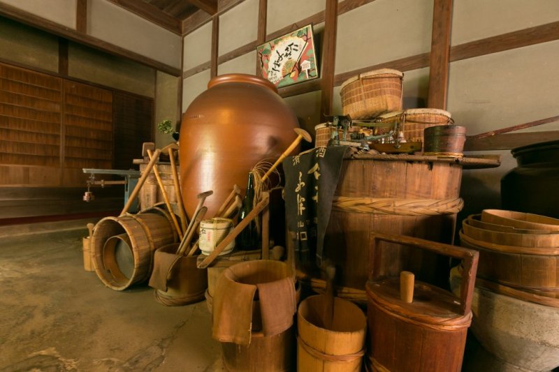 酒造りに使用される道後を展示している休憩所は、誰でも気軽に立ち寄ることができ、道後散策のおりには利用したい。