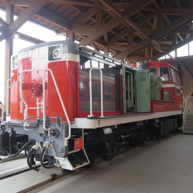 四国鉄道文化館　DE10形ディーゼル機関車運転室公開
