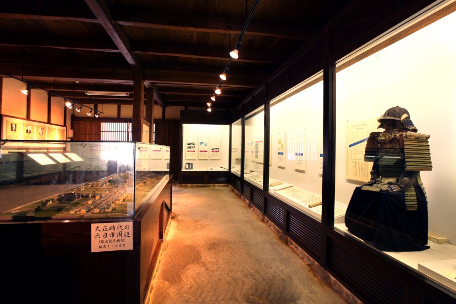 内子町の歴史を模型やイラストなどで紹介。