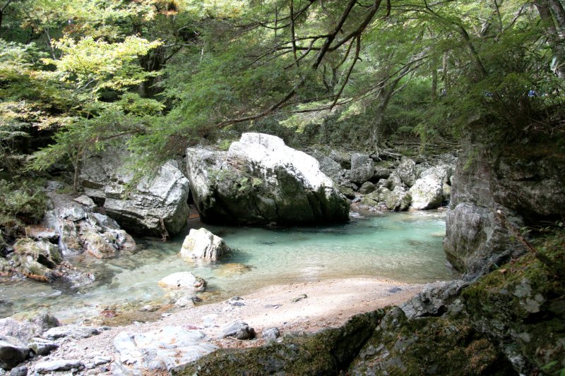 遊歩道から見える景観は、どこを眺めても神秘的。訪れた人々はその光景に言葉を失う。