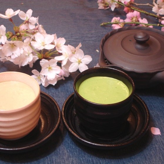 なめらかな口どけの新宮茶プリン