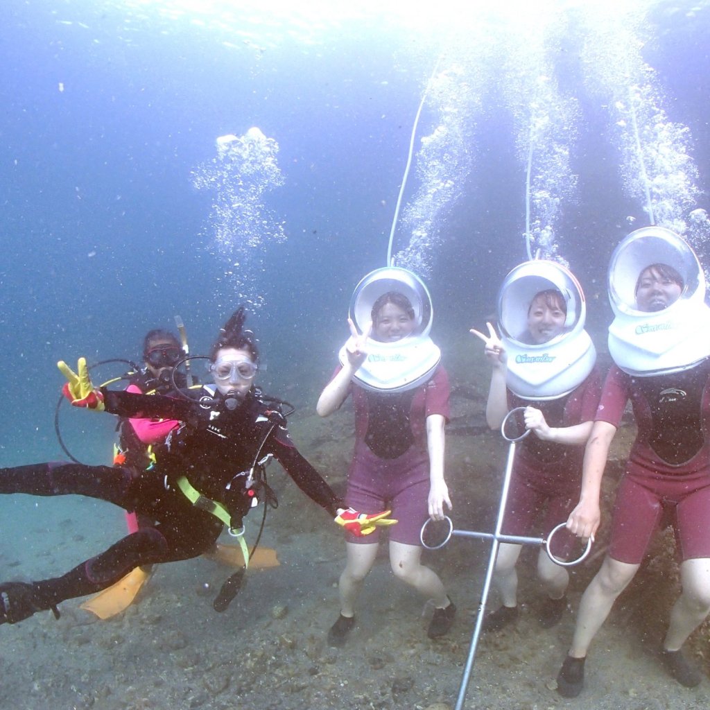 シーウォーカー　無人島で海底を歩く！