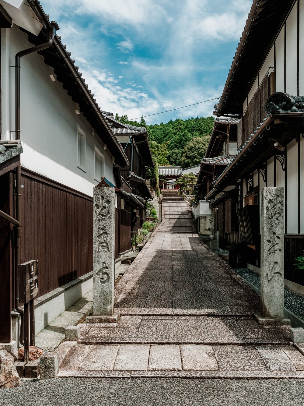 卯之町の町並み