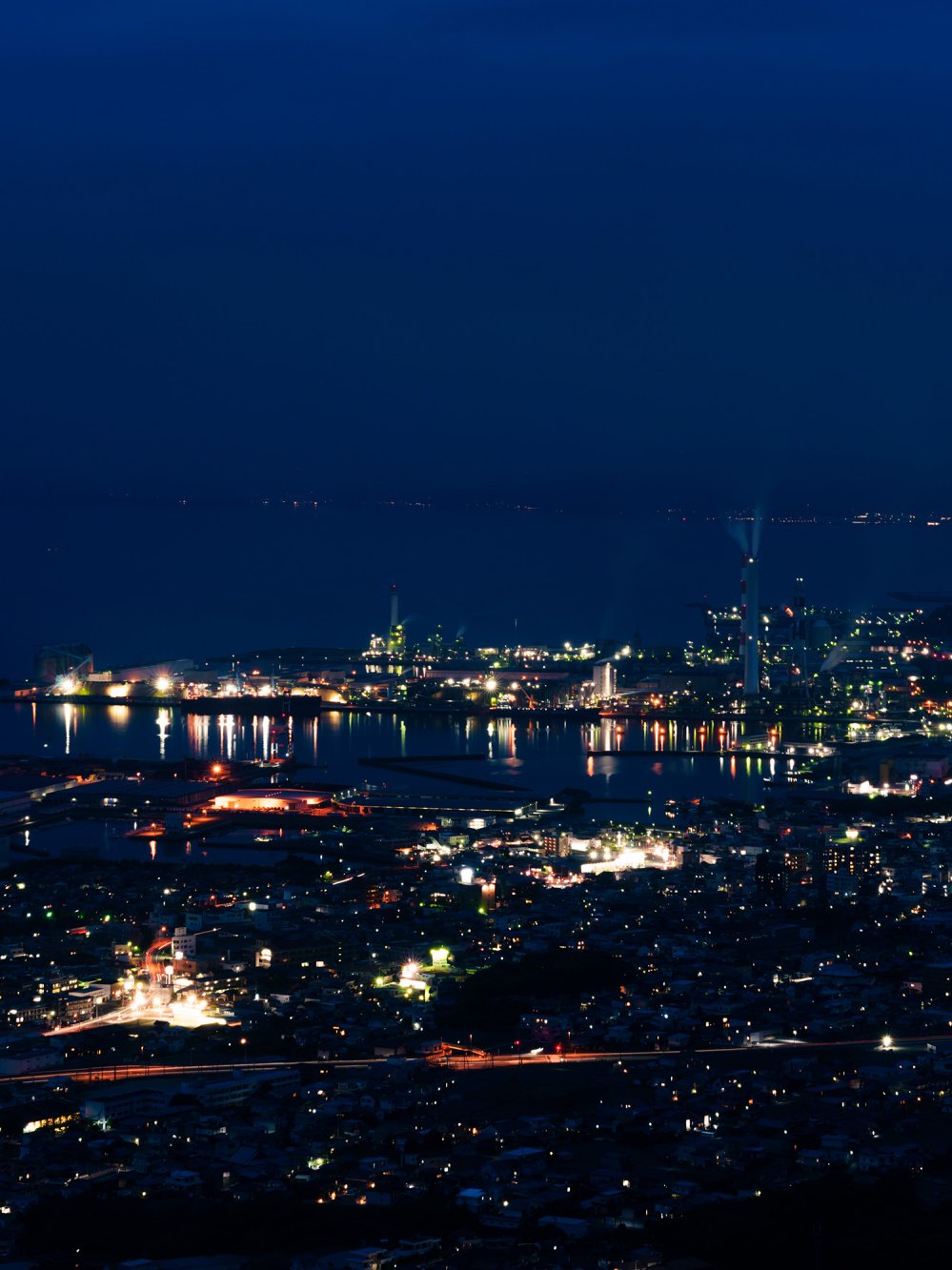 具定展望台からの夜景
