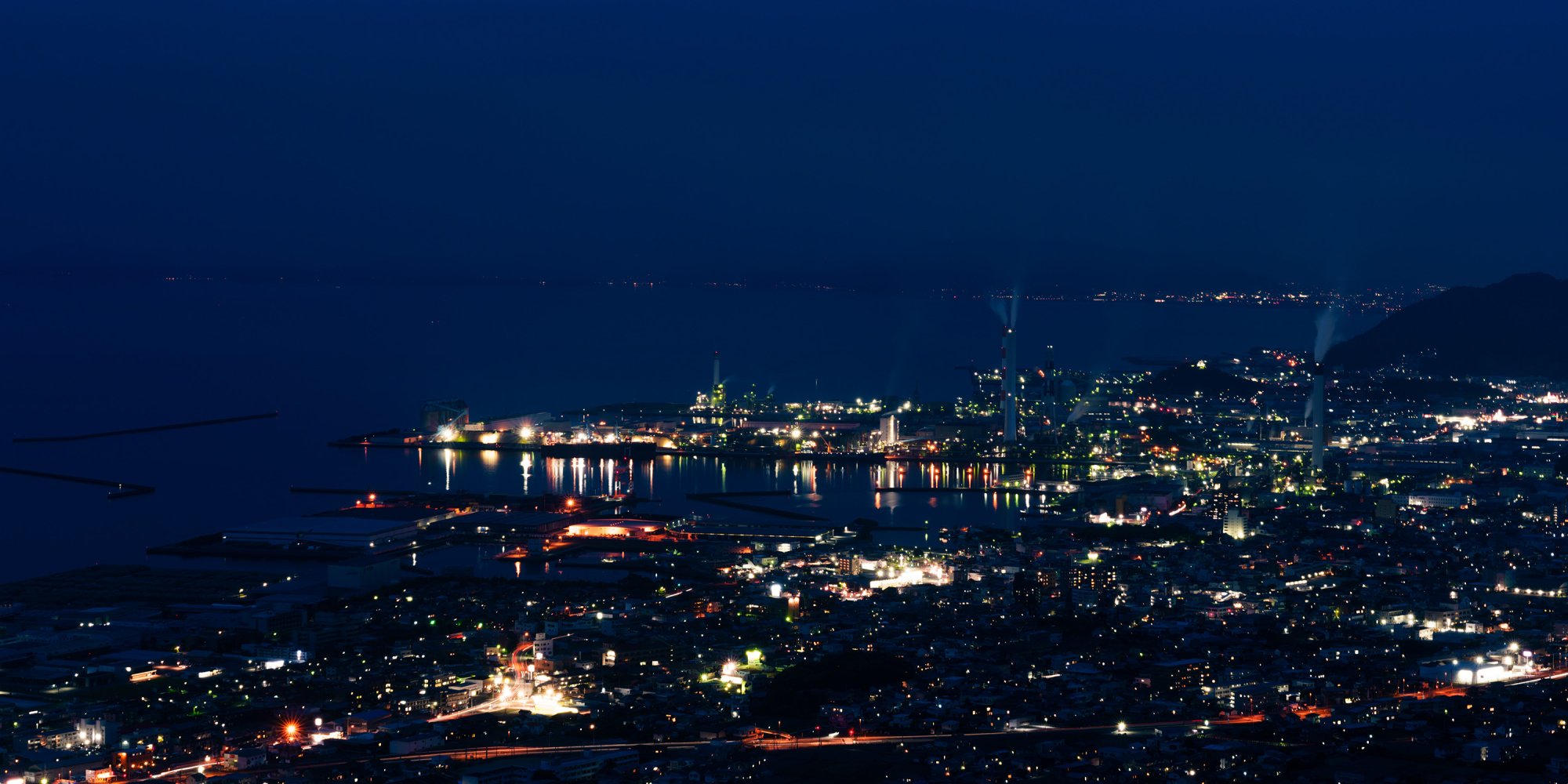 具定展望台からの夜景