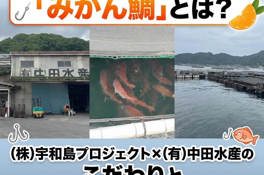 愛育フィッシュ「みかん鯛」とは？(株)宇和島プロジェクト×(有)中田水産のこだわりと美味しさの秘密
