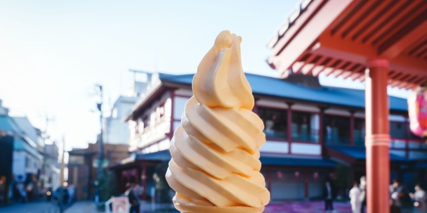 いよかんのソフトクリーム