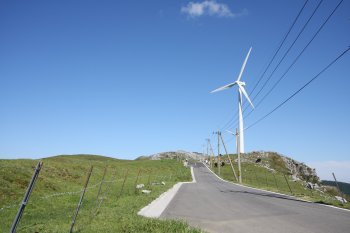 天空の道（県道383号線）