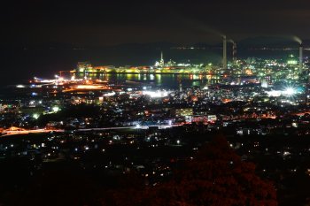具定展望台からの夜景
