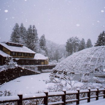 森林公園ゆらぎの森（雪景色）