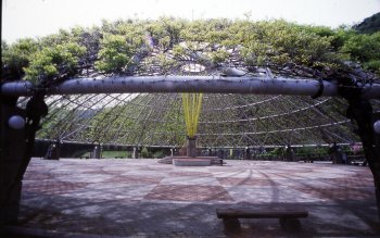 森林公園ゆらぎの森パーゴラ